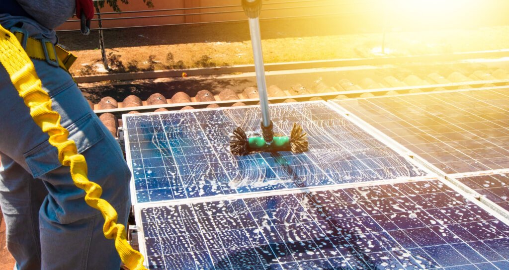 Professional solar panel cleaning and maintenance in Lucknow